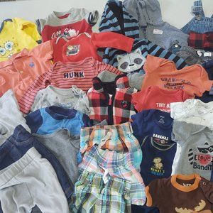 6 month baby lot all seasons jeans overalls shirts